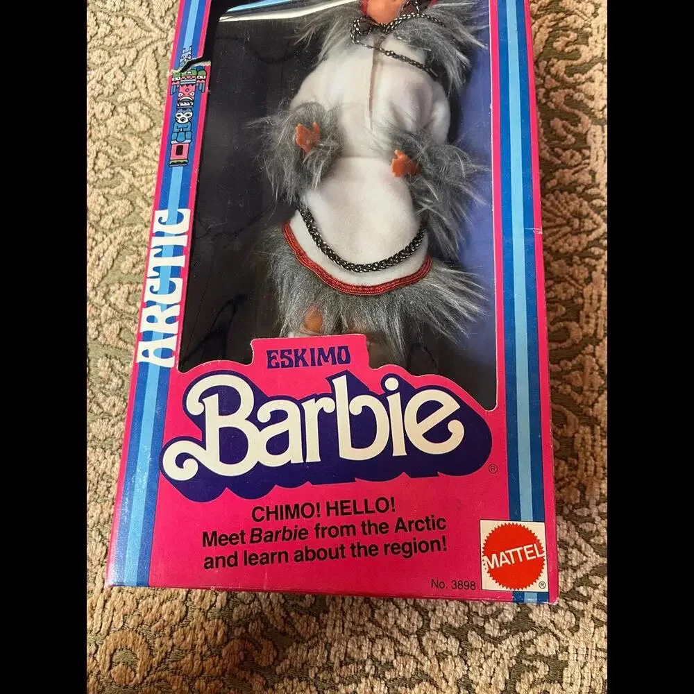 NIB BARBIE DOLL 1981 DOLLS OF THE WORLD VINTAGE ESKIMO‎ ARCTIC 3898